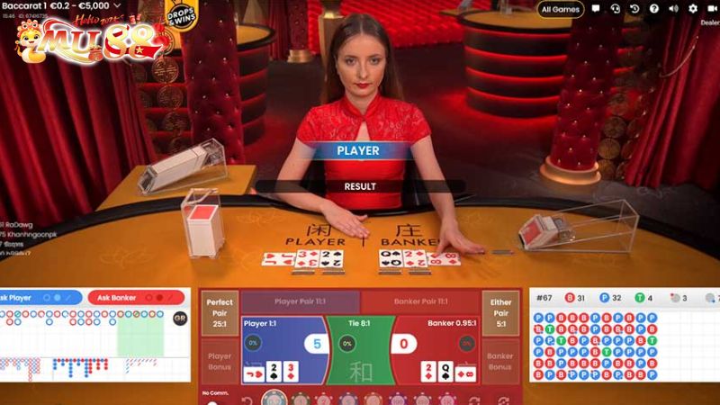 Baccarat trực tuyến chơi dễ dàng và chân thực